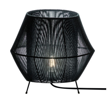 Viokef Zaira fekete asztali lámpa (VIO-4214201) E27 1 izzós IP20
