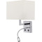 Nowodvorski HOTEL fehér fali lámpa (TL-6800) E27+LED 1 izzós IP20