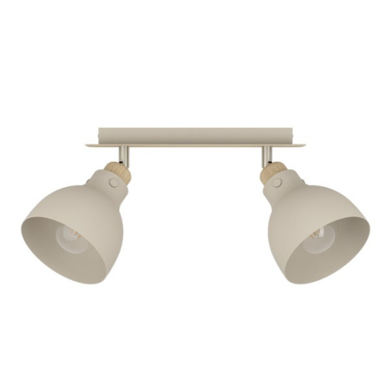 Eglo Arrecife natúr-homokszínű mennyezeti spotlámpa (EG-900712) E27 2 izzós IP20