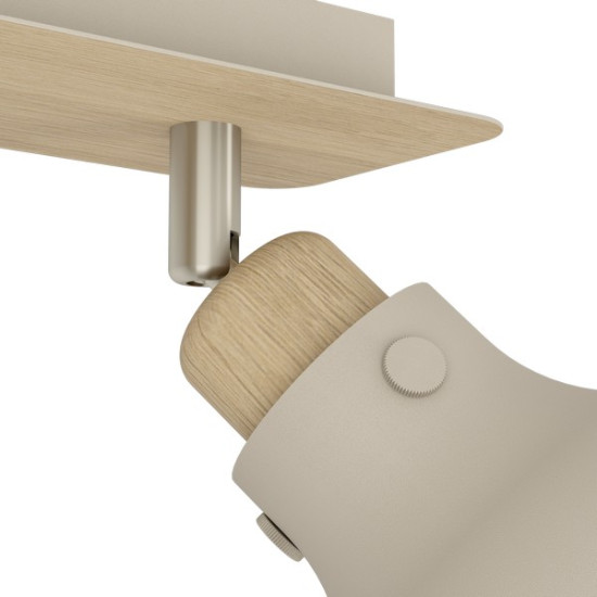 Eglo Arrecife natúr-homokszínű mennyezeti spotlámpa (EG-900713) E27 3 izzós IP20