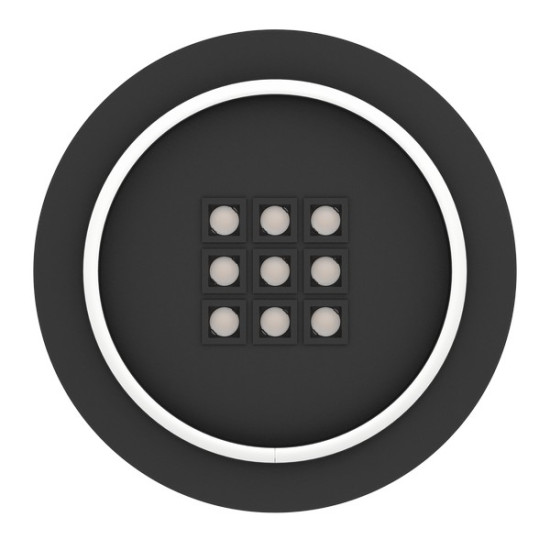 Eglo Balazote fekete LED mennyezeti lámpa (EG-901191) LED 10 izzós IP20