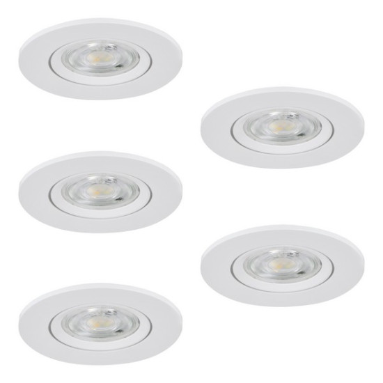 Eglo Barranco fehér LED mennyezetbe építhető lámpa (EG-902263) LED 5 izzós IP20