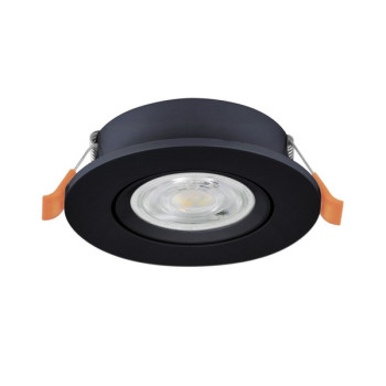 Eglo Barranco fekete LED mennyezetbe építhető lámpa szett (EG-902264) LED 1 izzós IP20