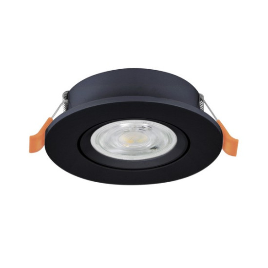 Eglo Barranco fekete LED mennyezetbe építhető lámpa szett (EG-902264) LED 1 izzós IP20