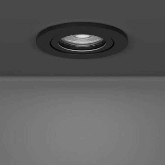 Eglo Barranco fekete LED mennyezetbe építhető lámpa szett (EG-902265) LED 3 izzós IP20