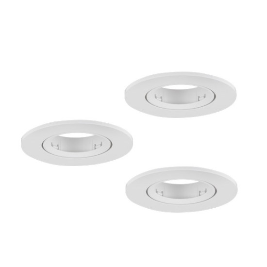 Eglo Barranco GU10 fehér beépíthető dekorációs keret szett (EG-902225) GU10 3 izzós IP20