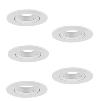 Eglo Barranco GU10 fehér beépíthető dekorációs keret szett (EG-902226) GU10 5 izzós IP20