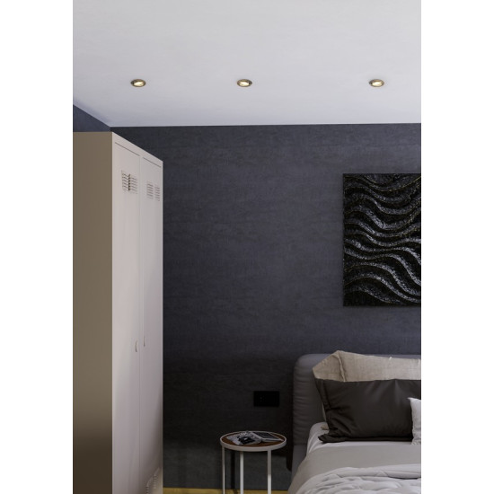 Eglo Barranco GU10 matt nikkel beépíthető dekorációs keret (EG-902231) GU10 1 izzós IP20