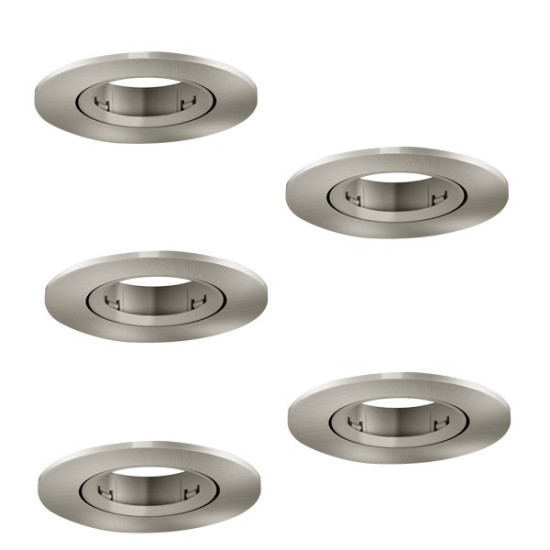 Eglo Barranco GU10 matt nikkel beépíthető dekorációs keret szett (EG-902233) GU10 5 izzós IP20