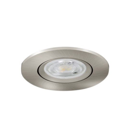 Eglo Barranco GU10 matt nikkel fürdőszobai mennyezetbe építhető lámpa (EG-902252) GU10 1 izzós IP44