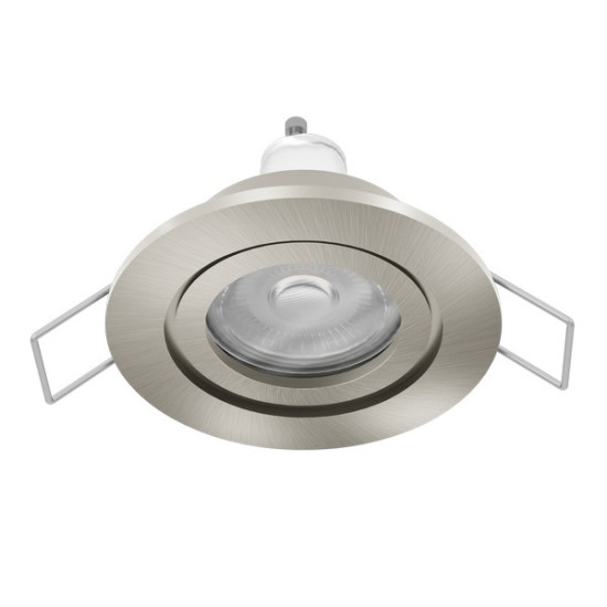 Eglo Barranco GU10 matt nikkel fürdőszobai mennyezetbe építhető lámpa (EG-902252) GU10 1 izzós IP44