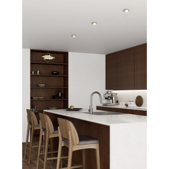 Eglo Barranco GU10 matt nikkel mennyezetbe építhető lámpa szett (EG-902259) GU10 3 izzós IP20