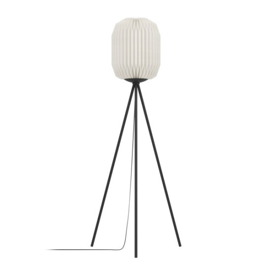 Eglo Belgrave fekete-fehér állólámpa (EG-44104) E27 1 izzós IP20