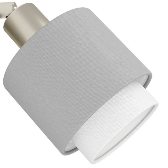 Eglo Bellizzi nikkel-szürke fali spotlámpa (EG-901045) E14 1 izzós IP20