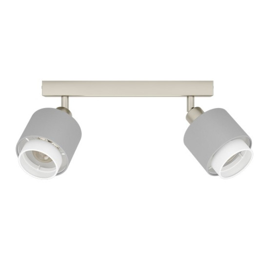 Eglo Bellizzi nikkel-szürke mennyezeti spotlámpa (EG-901046) E14 2 izzós IP20