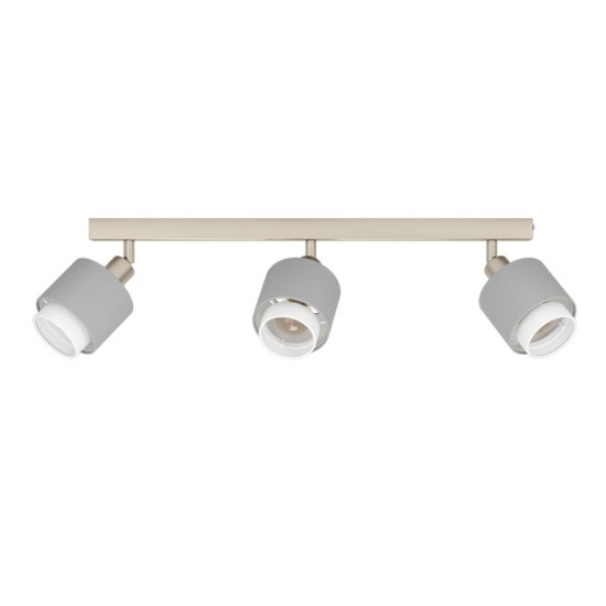 Eglo Bellizzi nikkel-szürke mennyezeti spotlámpa (EG-901047) E14 3 izzós IP20