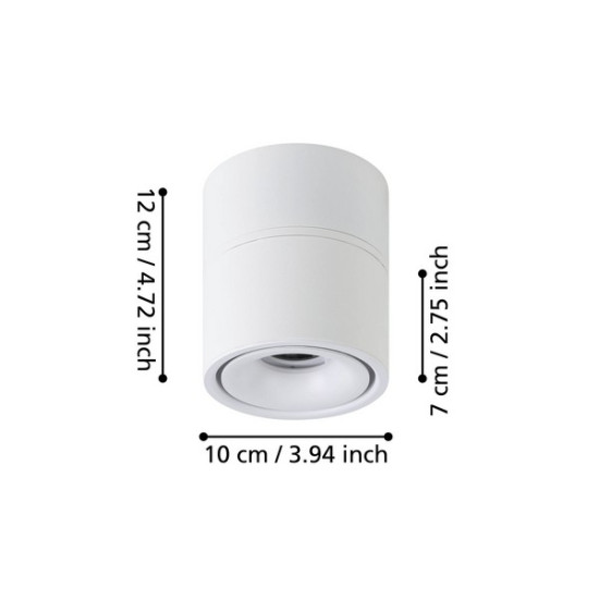 Eglo Bohoyo fehér LED mennyezeti spotlámpa (EG-901043) LED 1 izzós IP20