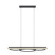 Eglo Boyal fekete-natúr LED függesztett lámpa (EG-901714) LED 3 izzós IP20
