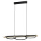 Eglo Boyal fekete-natúr LED függesztett lámpa (EG-901714) LED 3 izzós IP20
