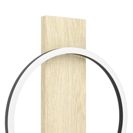 Eglo Boyal fekete-natúr LED fali lámpa (EG-901715) LED 1 izzós IP20