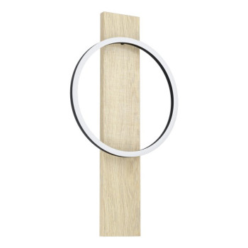 Eglo Boyal fekete-natúr LED fali lámpa (EG-901715) LED 1 izzós IP20