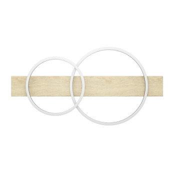 Eglo Boyal fekete-natúr LED mennyezeti lámpa (EG-901716) LED 2 izzós IP20