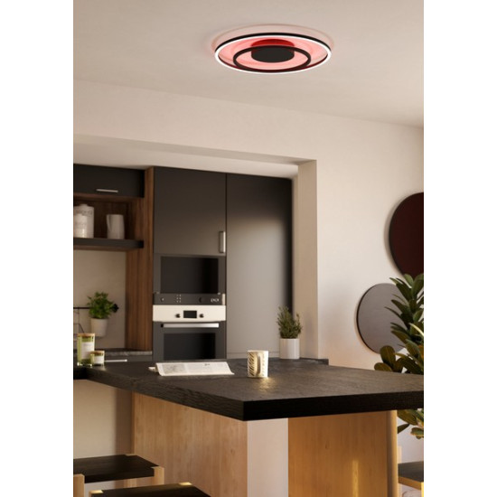 Eglo Calagrano-Z fekete LED mennyezeti lámpa (EG-900728) LED 1 izzós IP20