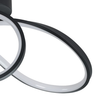 Eglo Calarossa-Z fekete LED mennyezeti lámpa (EG-901158) LED 1 izzós IP20