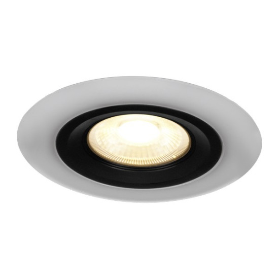 Eglo Calonge fehér-fekete LED mennyezetbe építhető lámpa (EG-900914) LED 1 izzós IP20