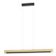 Eglo Camacho fekete-natúr LED függesztett lámpa (EG-901737) LED 1 izzós IP20