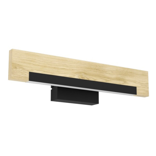 Eglo Camacho fekete-natúr LED fali lámpa (EG-901738) LED 1 izzós IP20