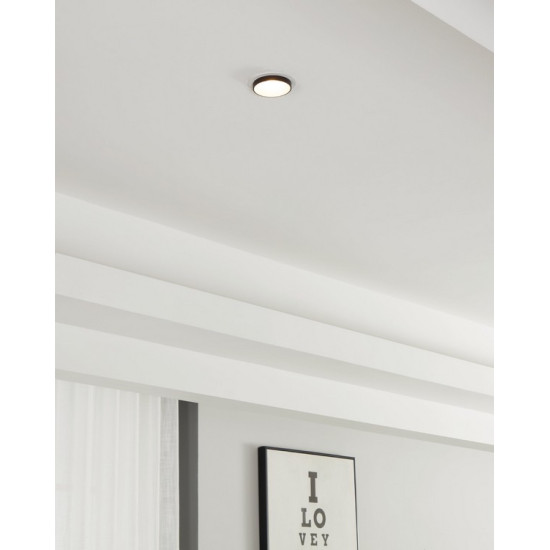 Eglo Carosso fehér-fekete beépíthető dekorációs keret (EG-900456) GU10 1 izzós IP20