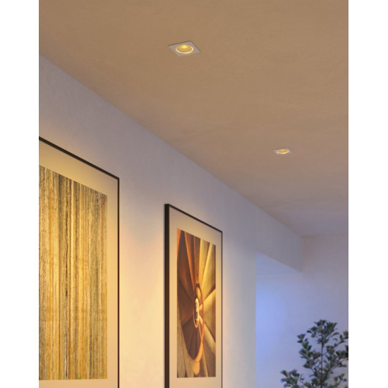 Eglo Carosso-Z fehér LED mennyezetbe építhető lámpa (EG-900765) LED 1 izzós IP20