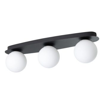 Eglo Castrovido fekete fürdőszobai fali/mennyezeti lámpa (EG-902092) G9 3 izzós IP44