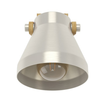 Eglo Cawton acélszínű fali lámpa (EG-43948) E27 1 izzós IP20