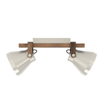 Eglo Cawton acélszínű mennyezeti lámpa (EG-43949) E27 2 izzós IP20