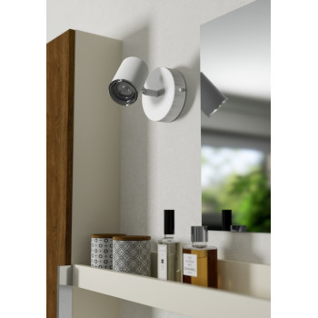 Eglo Consuma 1 fehér fürdőszobai fali spotlámpa (EG-901961) GU10 1 izzós IP44