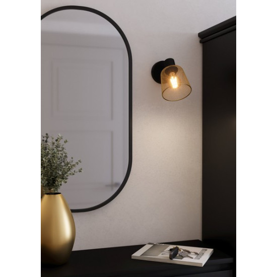 Eglo Coslada fekete fali spotlámpa (EG-900693) E27 1 izzós IP20