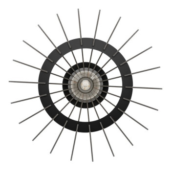 Eglo Cossano 3 fekete mennyezeti lámpa (EG-900999) E27 1 izzós IP20