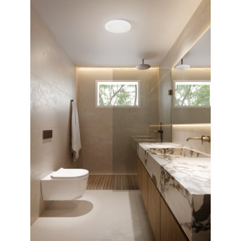 Eglo Frania-IP fehér fürdőszobai LED mennyezeti lámpa (EG-902077) LED 1 izzós IP44