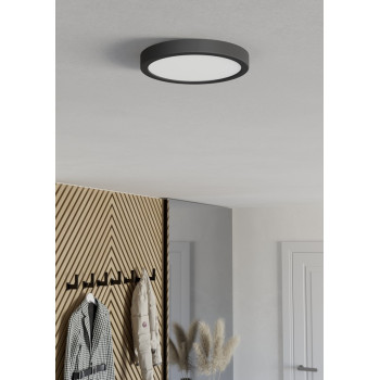 Eglo Fueva 6 fekete LED mennyezeti lámpa (EG-901298) LED 1 izzós IP20