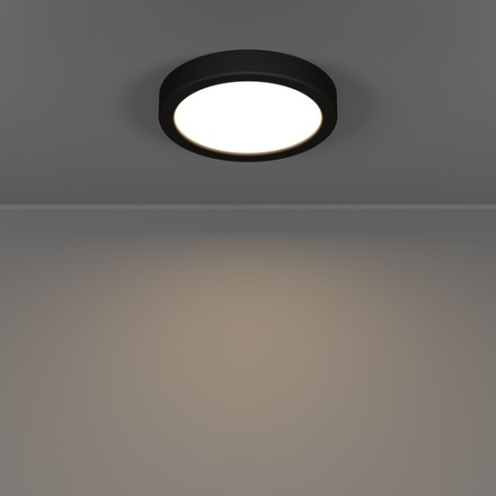 Eglo Fueva 6 fekete fürdőszobai LED mennyezeti lámpa (EG-901324) LED 1 izzós IP44