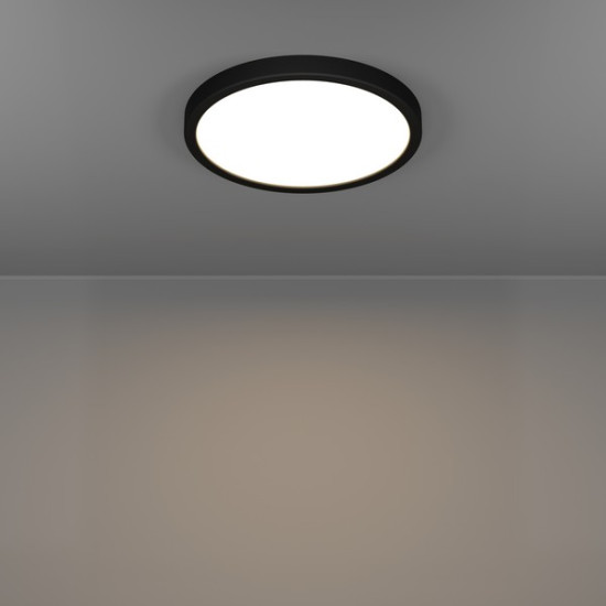 Eglo Fueva 6 fekete fürdőszobai LED mennyezeti lámpa (EG-901326) LED 1 izzós IP44