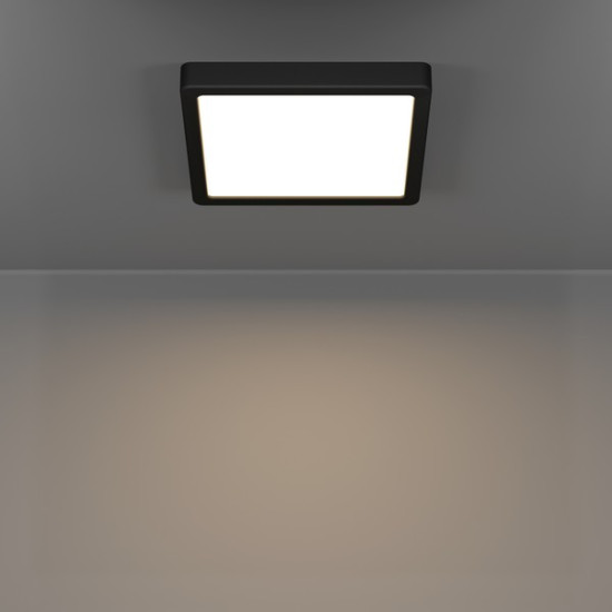 Eglo Fueva 6 fekete fürdőszobai LED mennyezeti lámpa (EG-901329) LED 1 izzós IP44