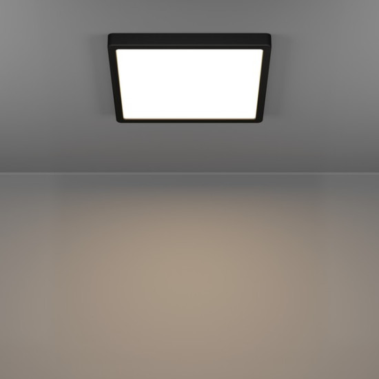 Eglo Fueva 6 fekete fürdőszobai LED mennyezeti lámpa (EG-901331) LED 1 izzós IP44