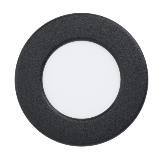 Eglo Fueva 6 fekete LED mennyezetbe építhető lámpa (EG-901386) LED 1 izzós IP20