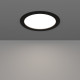 Eglo Fueva 6 fekete LED mennyezetbe építhető lámpa (EG-901388) LED 1 izzós IP20