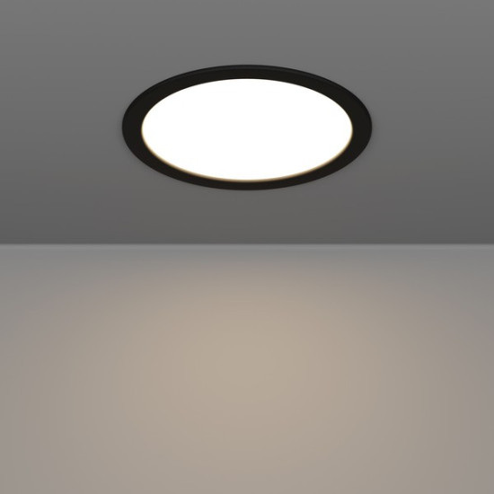 Eglo Fueva 6 fekete LED mennyezetbe építhető lámpa (EG-901389) LED 1 izzós IP20