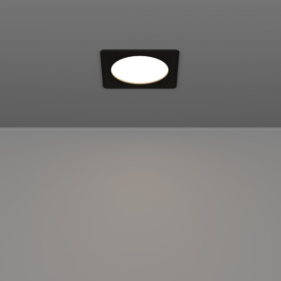 Eglo Fueva 6 fekete LED mennyezetbe építhető lámpa (EG-901391) LED 1 izzós IP20