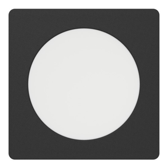 Eglo Fueva 6 fekete LED mennyezetbe építhető lámpa (EG-901391) LED 1 izzós IP20